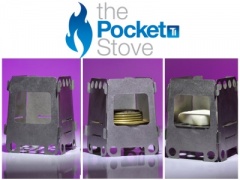 The Pocket Stove Ti - Titanium (Inc Trivet)